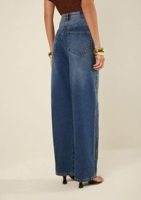 Calça Jeans Eclos - Azul