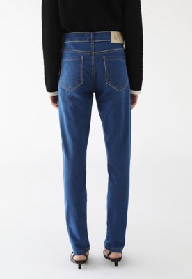 Calça Jeans Morena Rosa Skinny Viés Azul