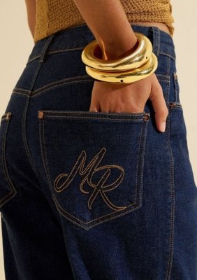 Calca Jeans Reta Prisma - Azul