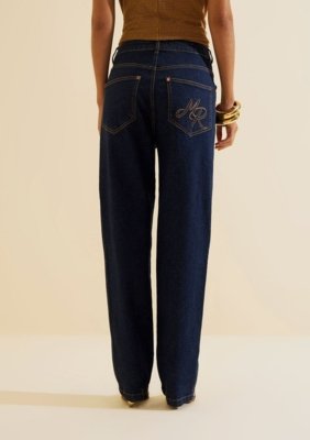 Calca Jeans Reta Prisma - Azul