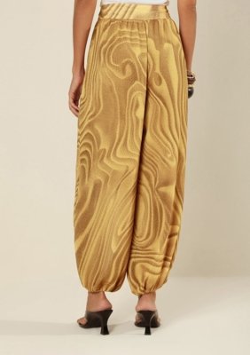 Calça Morena Rosa Jogging Alta - Amarelo