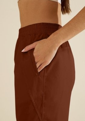 Calça Morena Rosa Jogging Alta - Marrom