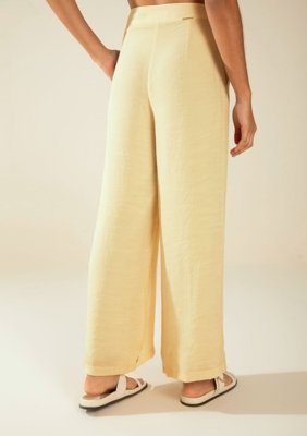 Calça Morena Rosa Jogging Alta Amarelo