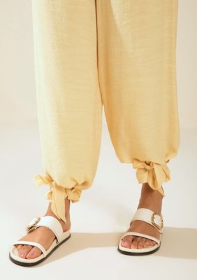 Calça Morena Rosa Jogging Alta Amarelo