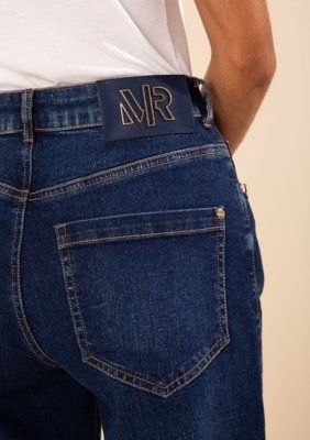 Calça Morena Rosa Mom Alta Azul