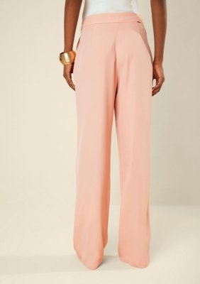 Calça Morena Rosa Reta Alta - Rosa
