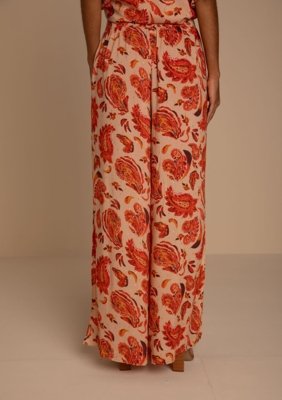 Calça Morena Rosa Reta Alta Bege