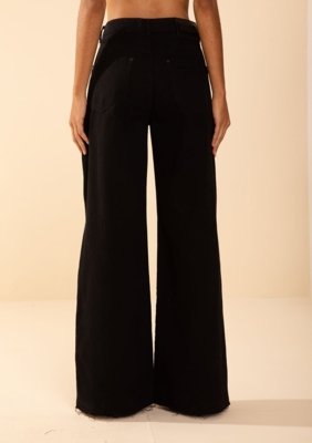 Calça Morena Rosa Reta Alta Preto