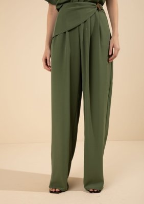 Calça Morena Rosa Reta Alta Verde