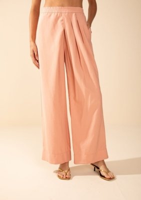 Calça Morena Rosa Reta Média Rosa