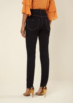 Calça Morena Rosa Skinny Alta - Azul