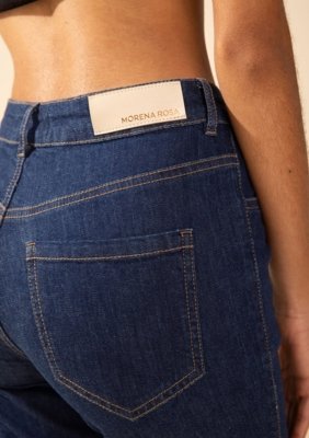 Calça Morena Rosa Skinny Média Azul