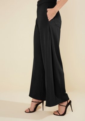 Calça Morena Rosa Wide Alta - Preto