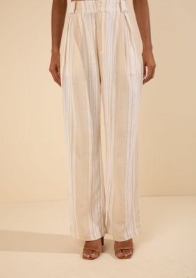Calça Morena Rosa Wide Alta Off-white