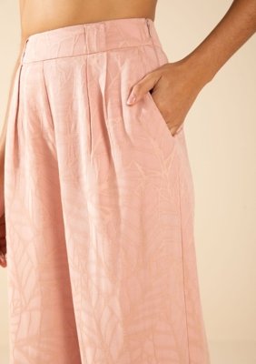 Calça Morena Rosa Wide Alta Rosa