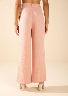 Calça Morena Rosa Wide Alta Rosa