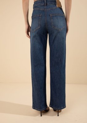 Calça Morena Rosa Wide Média Azul