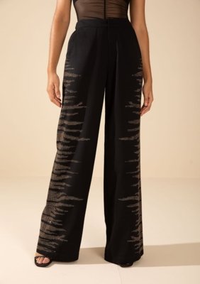Calça Morena Rosa Wide Média Preto