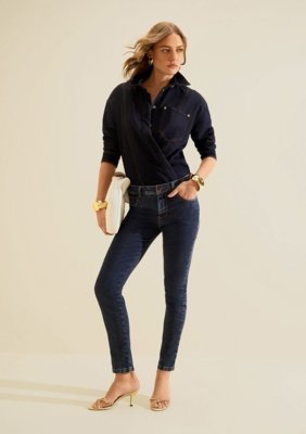 Calca Skinny Índigo - Azul