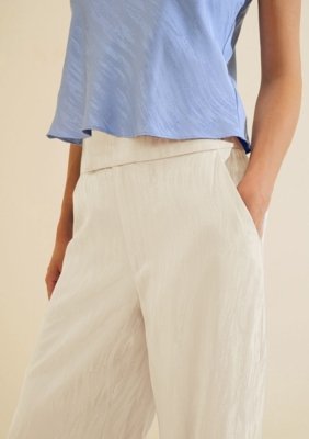 Calca Wide Aurora - Off-white