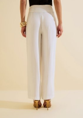 Calca Wide Leg Lírio - Off-white