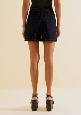 Shorts Jeans Reto Prisma - Azul