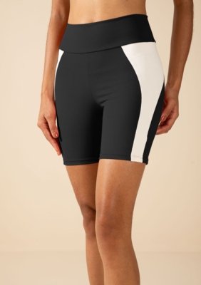 Shorts Morena Rosa Ajustado Alta Preto