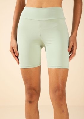 Shorts Morena Rosa Ajustado Alta Verde