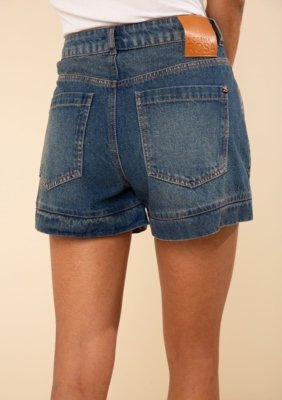 Shorts Morena Rosa Reto Alta Azul