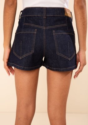 Shorts Morena Rosa Reto Média Azul