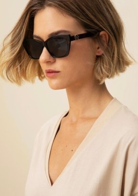 T-Shirt Morena Rosa Decote V Detalhe Ribana Bege