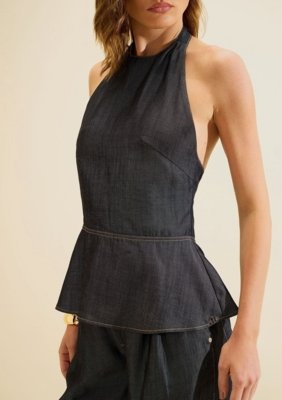 Top Jeans Aeris - Azul