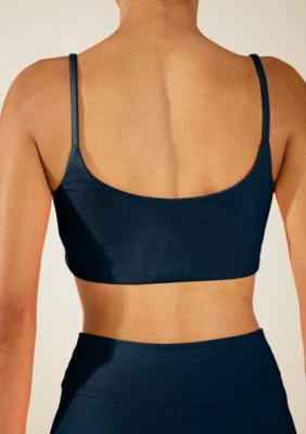 Top Morena Rosa Esportivo Alça Básico Azul Azul Marinho