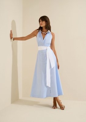 Vestido Midi Aeris - Azul