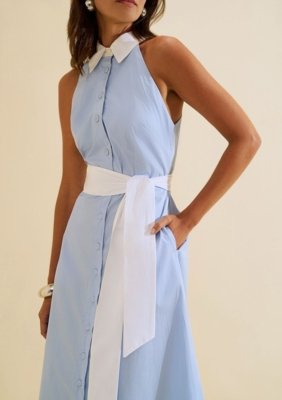 Vestido Midi Aeris - Azul
