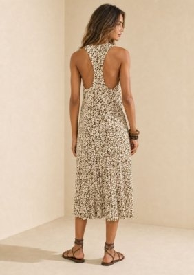 Vestido Midi Instinto - Bege