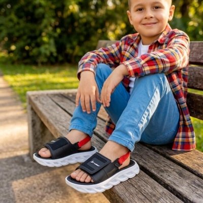 Chinelo Infantil Slide R Power Rider 12555 3292555 Preto