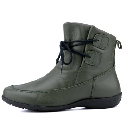 Bota Rasteira Mr. Gutt em Couro Musgo