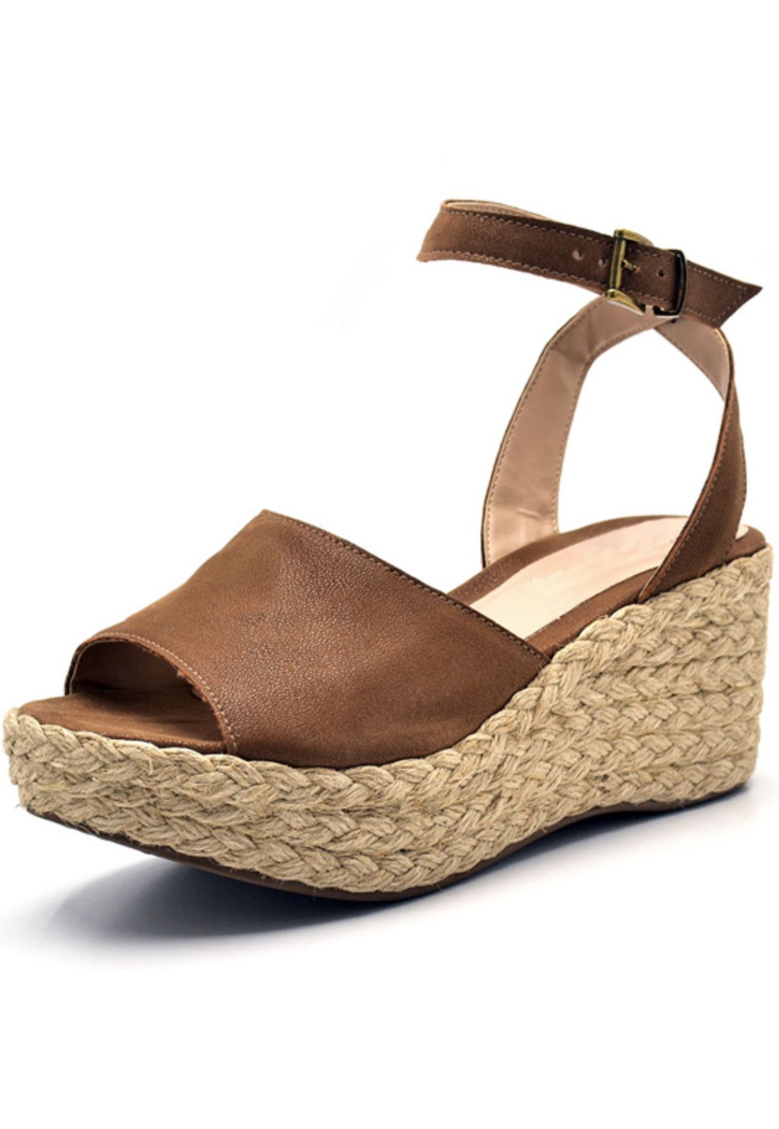 sandalias espadrille anabela