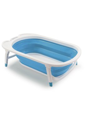 Menor preço em Banheira Dobravel Flexi Bath Azul Multikids Baby