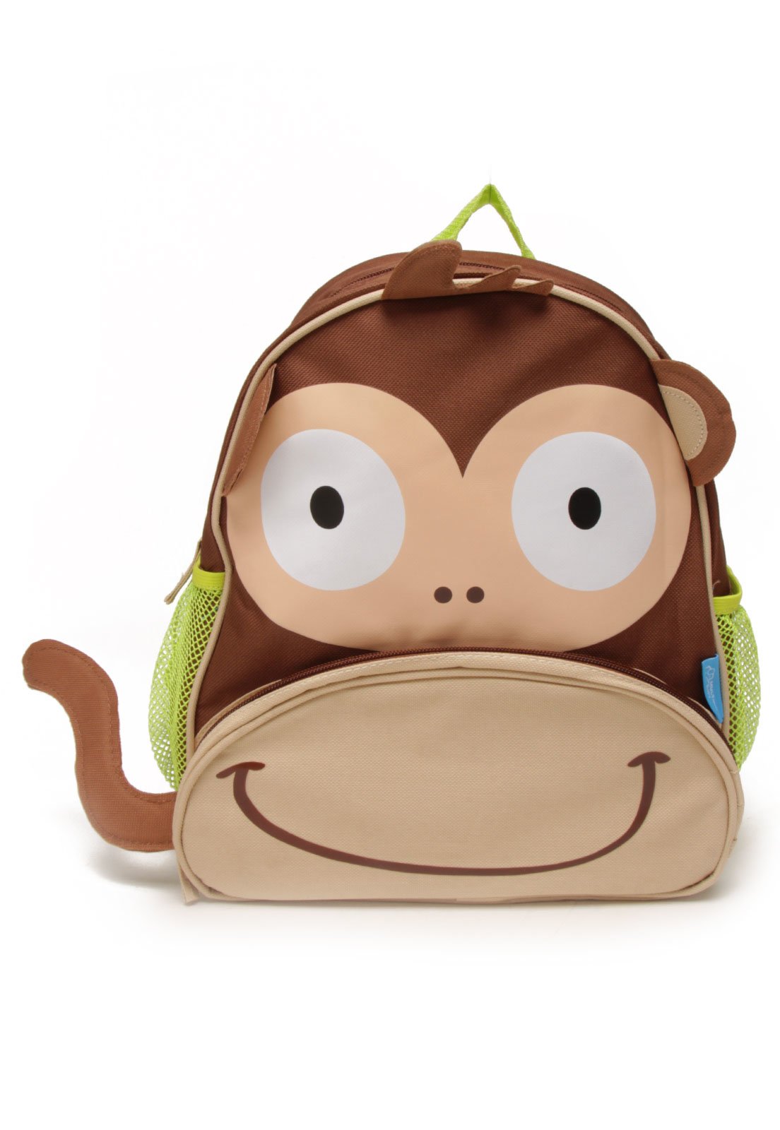 Mochila Multikids Infantil Little Buddys Caco Marrom Verde Compre