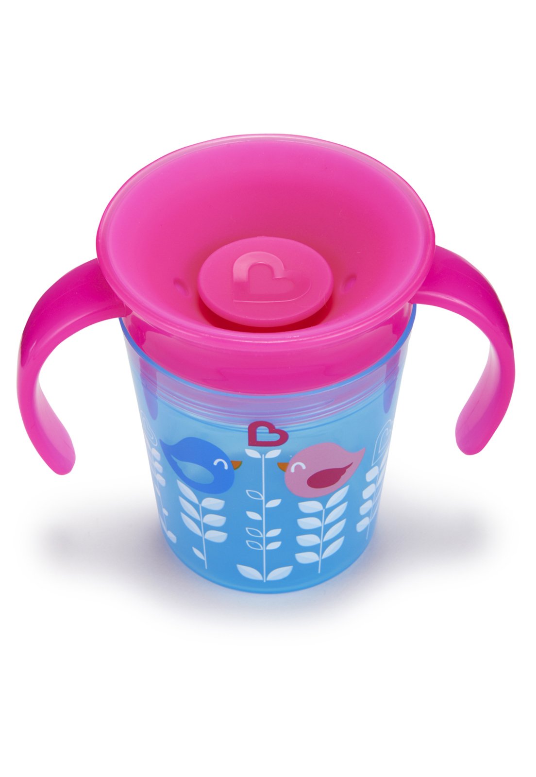 Copo Munchkin para Treinamento e Transição 360 Miracle Cup Rosa