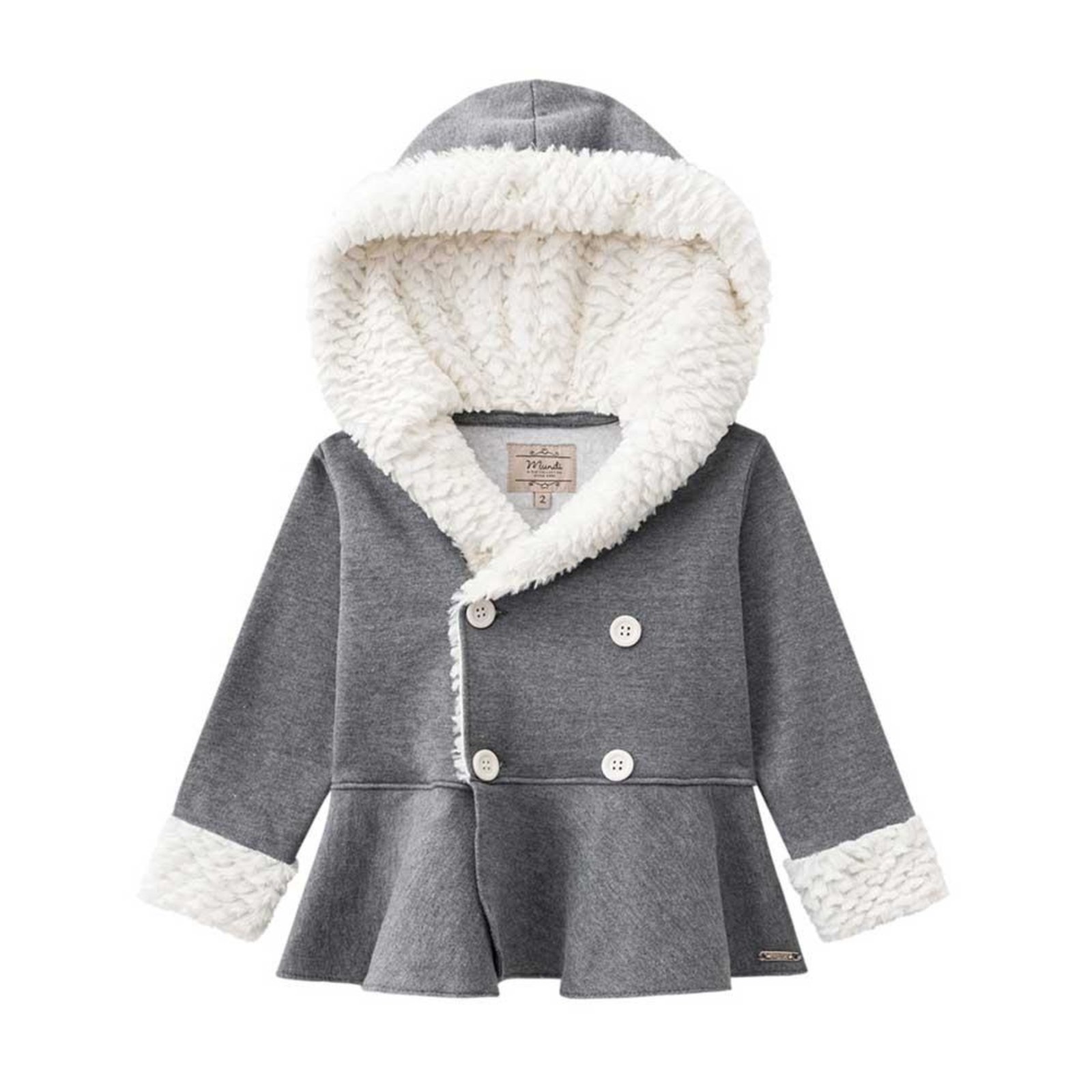 woolen moletom com capuz jacket