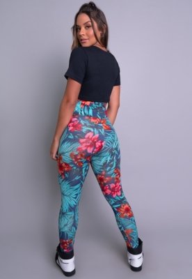 Calça Legging MVB Modas Cintura Alta Amazonia