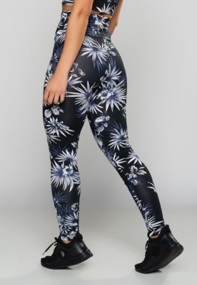 Calça Legging MVB Modas Cintura Alta Flora