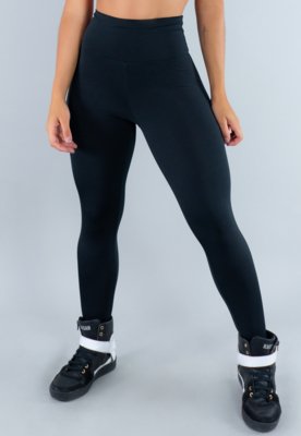 Calça Legging MVB Modas Cintura Alta Preta
