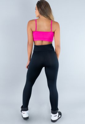 Calça Legging MVB Modas Cintura Alta Preta