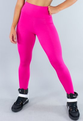 Calça Legging MVB Modas Cintura Alta Rosa