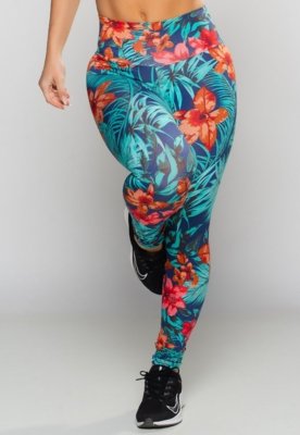 Calça Legging MVB Modas Empina Bumbum Suplex Lisa Amazonia