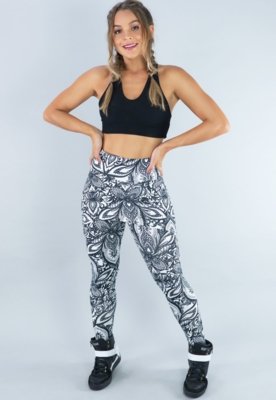 Calça Legging MVB Modas Saia Tapa Bumbum Mandala
